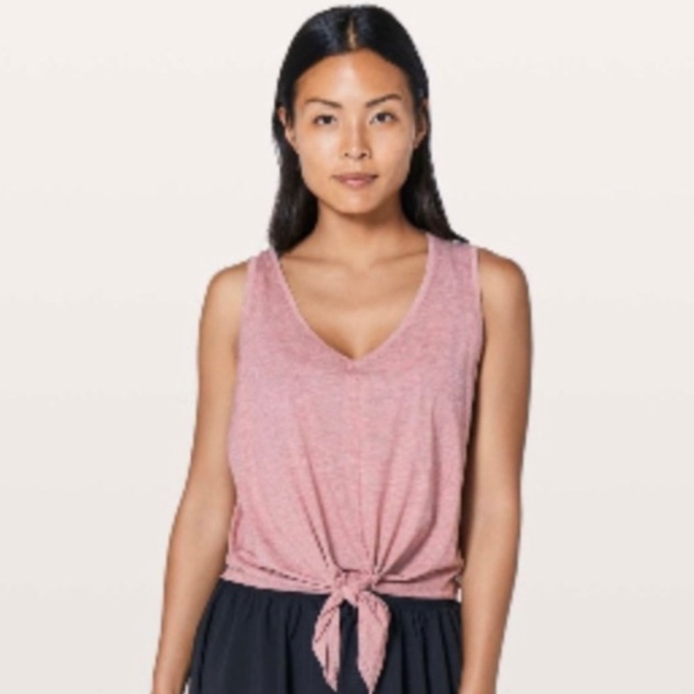 Lululemon Not Gonna Fly Tie Front Tank